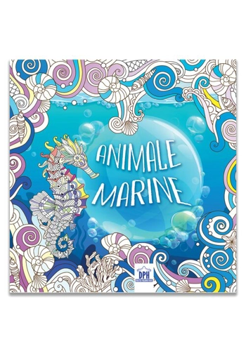 Animale marine - Carte de colorat