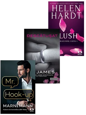 Pachet Mr Hook-up + Blush + Descatusat. Set 3 carti