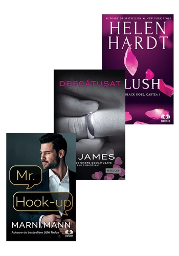 Pachet Mr Hook-up + Blush + Descatusat. Set 3 carti