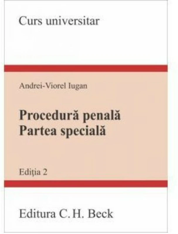 Procedura penala. Partea speciala