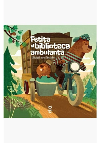 Fetita si biblioteca ambulanta