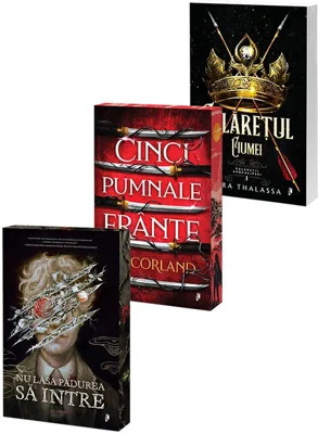 Pachet Calaretul ciumei + Nu lasa padurea sa intre + Cinci Pumnale Frante. Set 3 carti