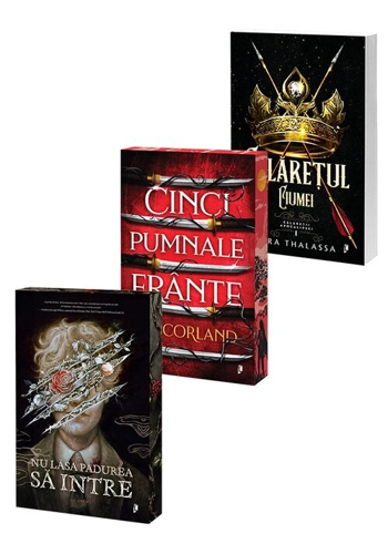 Pachet Calaretul ciumei + Nu lasa padurea sa intre + Cinci Pumnale Frante. Set 3 carti