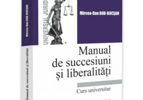 Manual de succesiuni si liberalitati