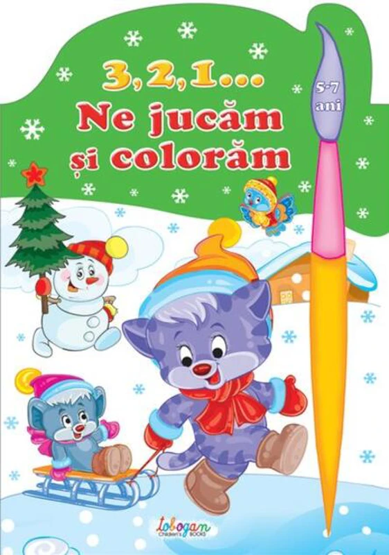 3, 2, 1… Ne jucăm și colorăm 5-7 ani