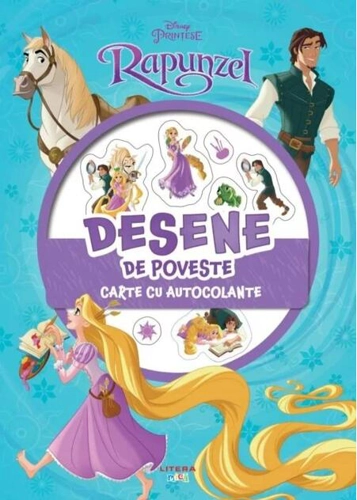 Disney. Prințese. Rapunzel. Desene de poveste. Carte cu autocolante