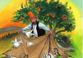 Pettson pleacă în excursie cu cortul