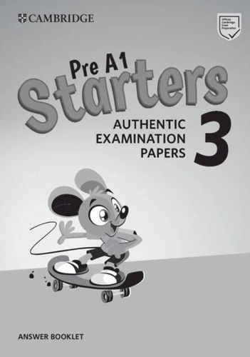 Pre A1 Starters 3, Answer Booklet for Revised Exam from 2018