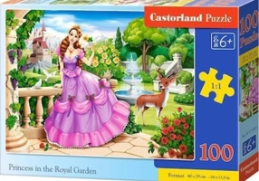Puzzle 100 piese „Prințesa în Grădina Regală”