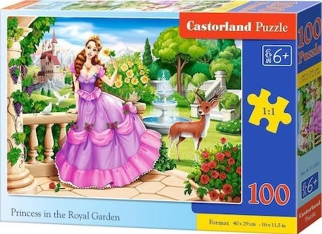 Puzzle 100 piese „Prințesa în Grădina Regală”