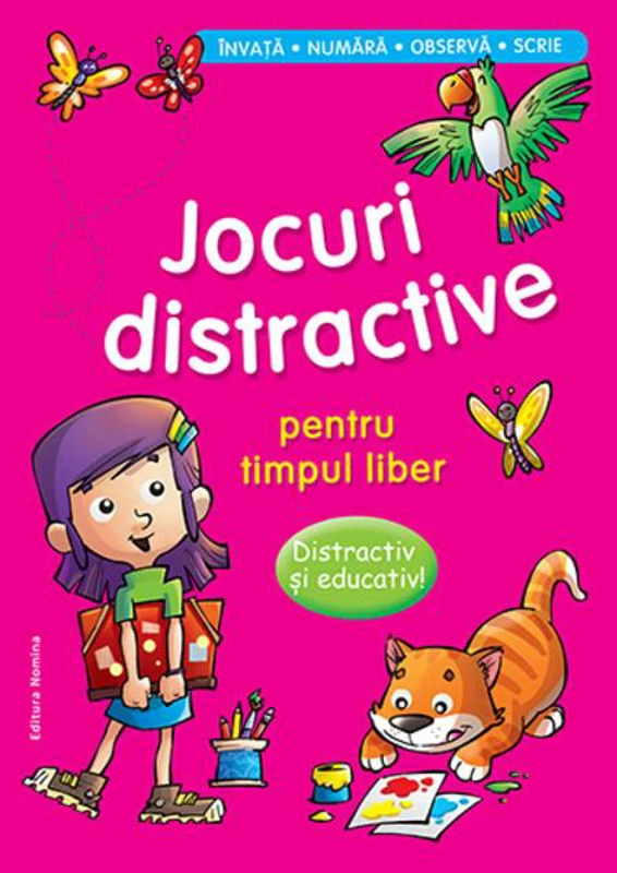 Jocuri distractive pentru timpul liber (roz)