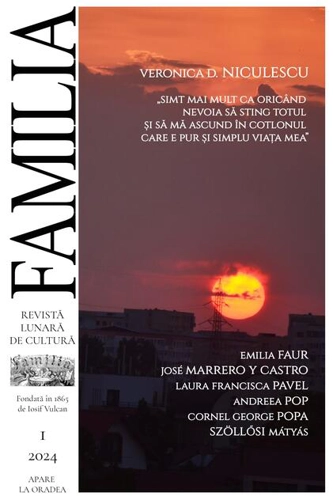 Revista Culturală FAMILIA Nr. 1, 2024