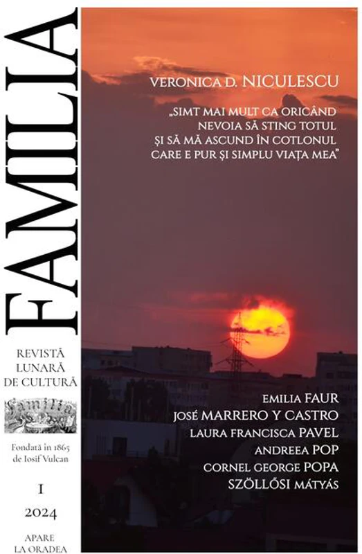 Revista Culturală FAMILIA Nr. 1, 2024