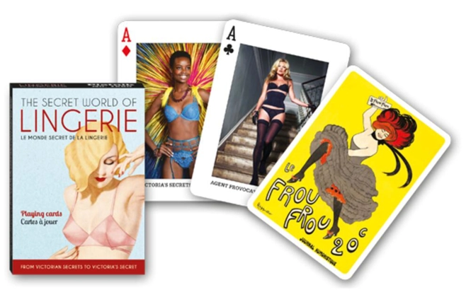 Cărți de joc Piatnik de colecție cu tema „ The Secret World of Lingerie”