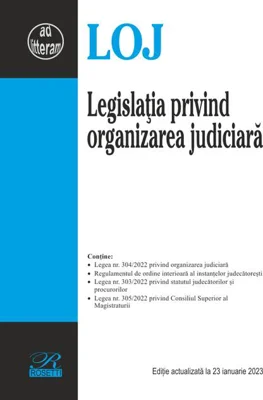 Legislația privind organizarea judiciară