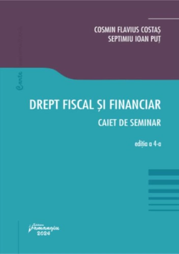 Drept fiscal și financiar. Caiet de seminar