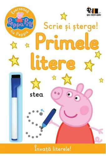 Scrie și șterge! Primele litere