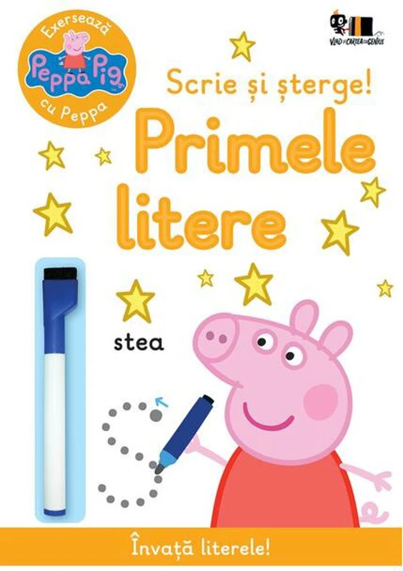 Scrie și șterge! Primele litere