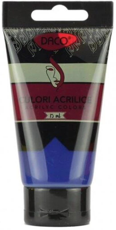 Culori acril 75 ml DACO, albastru ftalocianin