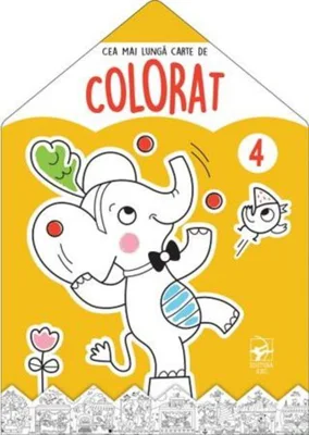 Elefantul. Cea mai lungă carte de colorat