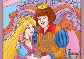 Frumoasa din pădurea adormită. Carte de citit și colorat