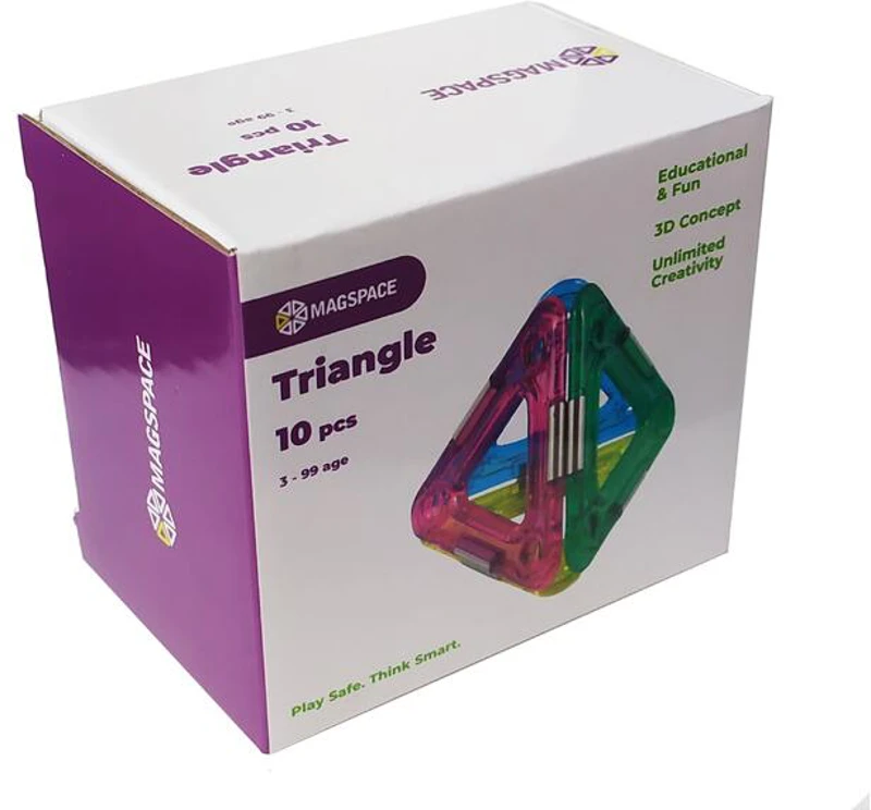 Set magnetic Magspace - Triangle (10 pcs.)