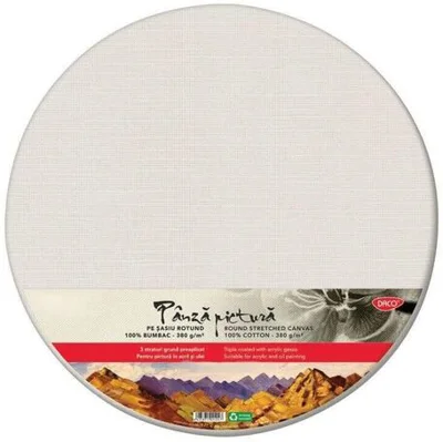 Pânză pictură pe șasiu rotund DACO 60 cm