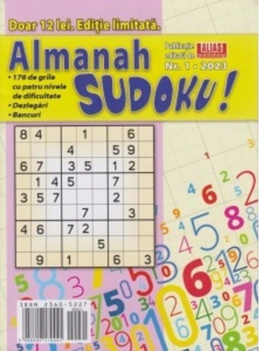 Almanah Sudoku Nr. 1/ 2023