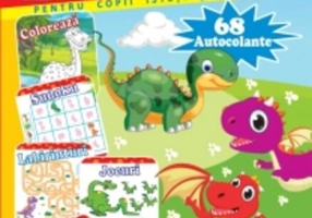 Ne jucăm cu dinozaurii. 68 autocolante pentru copii isteți și curioși