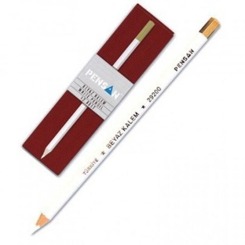 Creion Pensan pentru textile, Alb