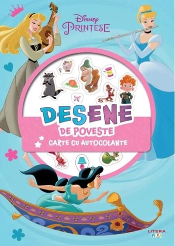 Disney. Prințese. Desene de poveste. Carte cu autocolante