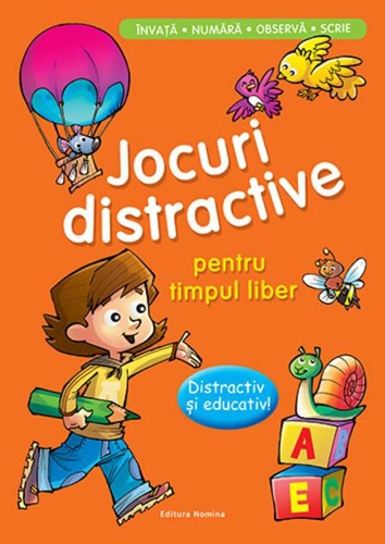 Jocuri distractive pentru timpul liber (portocaliu)