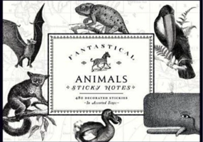 Vintage Prints Fantastical Animals Sticky Notes