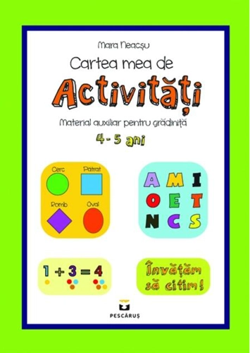 Cartea mea de activități 4-5 ani