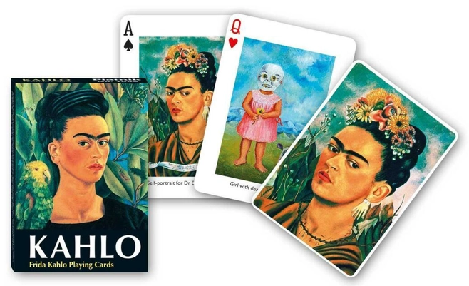Cărți de joc Piatnik de colecție cu tema „Frida Kahlo”