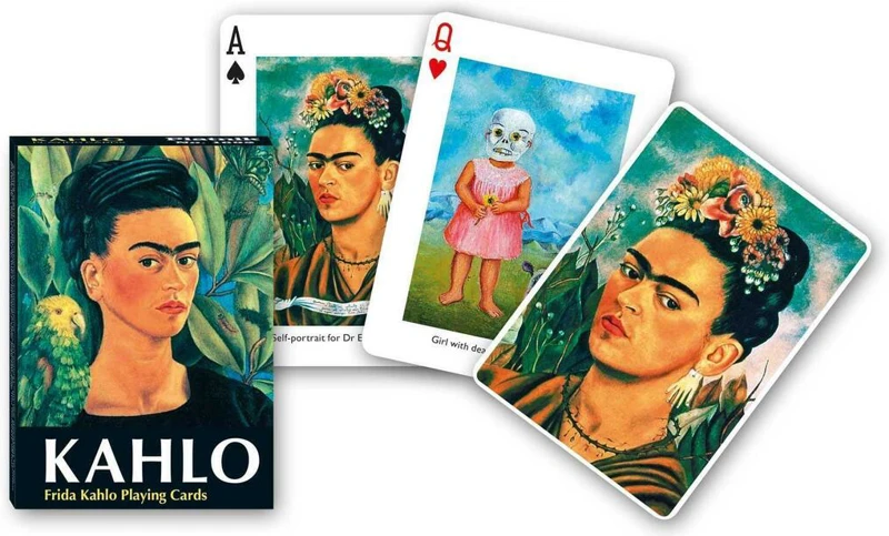 Cărți de joc Piatnik de colecție cu tema „Frida Kahlo”