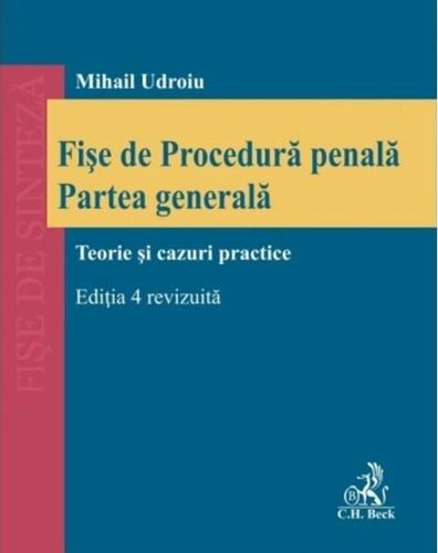 Fișe de Procedură penală. Partea generală