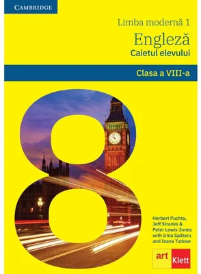 Limba engleză. Limba modernă 1. Caietul elevului. Clasa a VIII-a