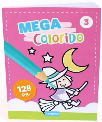 Carte de colorat Mega Colorido (Vol. 3)