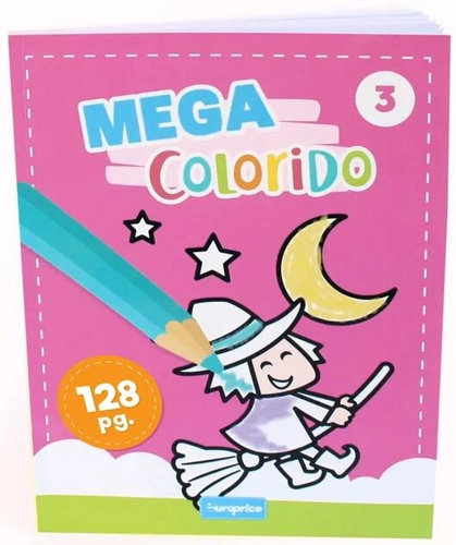Carte de colorat Mega Colorido (Vol. 3)