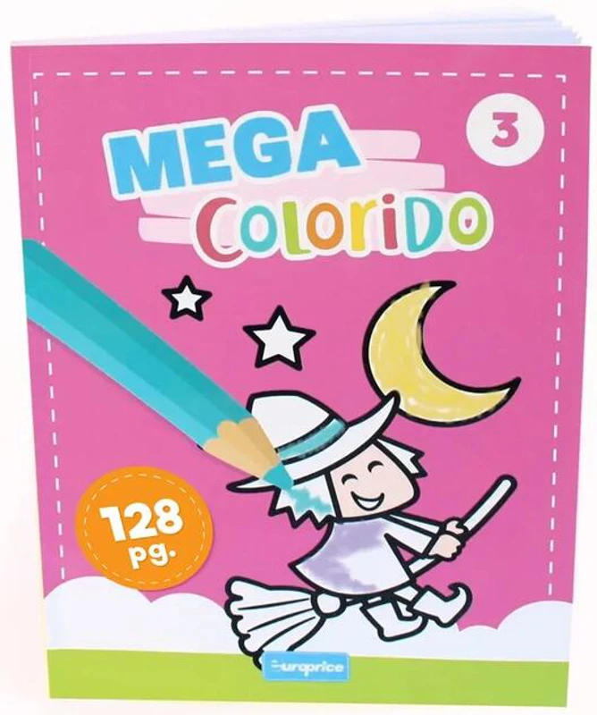 Carte de colorat Mega Colorido (Vol. 3)