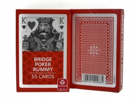 Cărți de joc Cartamundi Dondorf Bridge-Poker-Rummy, Roșu