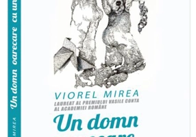 Un domn oarecare cu un câine la braț