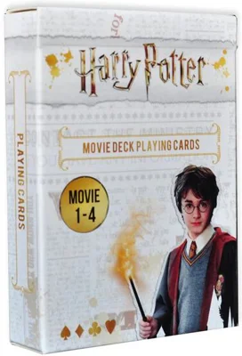 Cărți de joc clasice cu figuri din filmele din seria "Harry Potter" (Filmele 1-4)