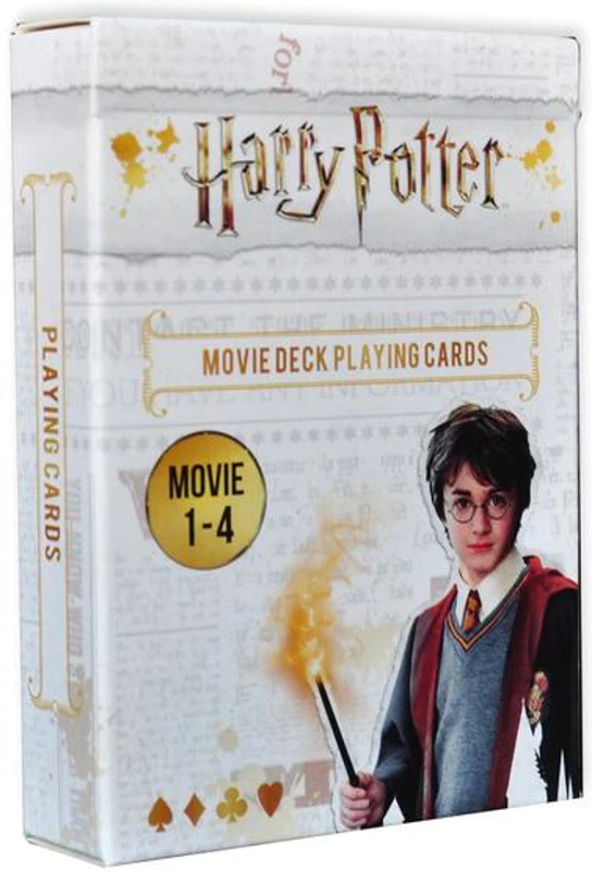 Cărți de joc clasice cu figuri din filmele din seria "Harry Potter" (Filmele 1-4)