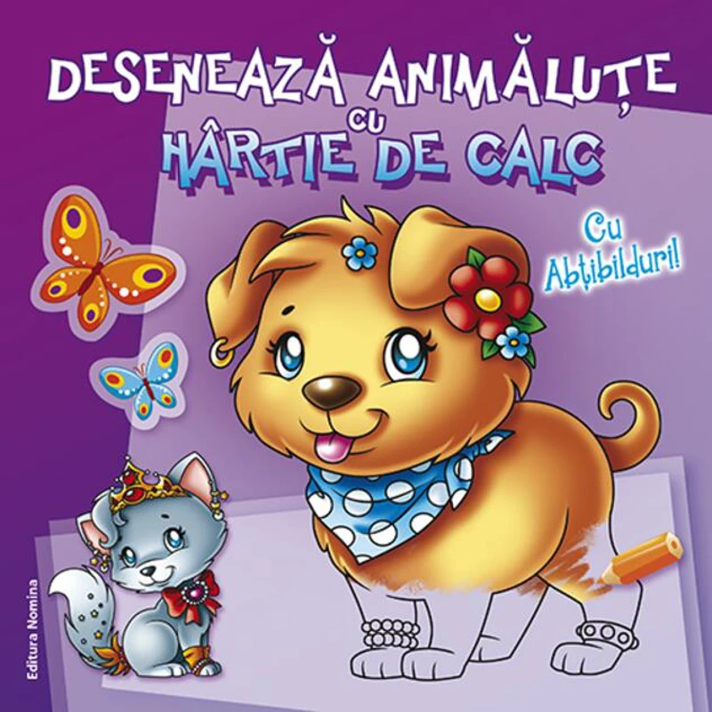 Desenează animăluțe cu hârtie de calc