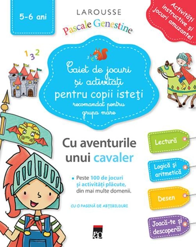 Caiet de jocuri și activități pentru copii isteți - 5-6 ani