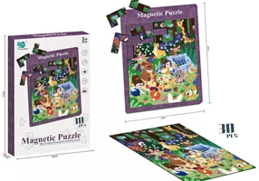 Puzzle Magnetic Fanny Elephant, În Excursie, 30 Piese