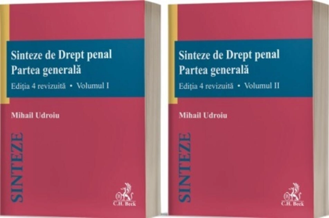 Sinteze de Drept penal. Partea generală (Vol. 1 + Vol. 2)