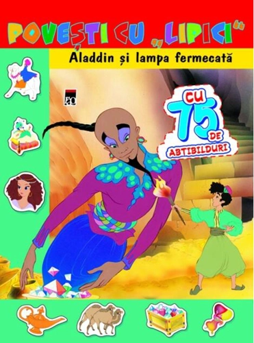 Povești cu lipici. Aladdin şi lampa fermecată